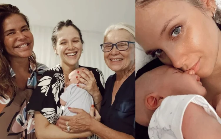 Barbie Vélez mostró tiernas fotos de su bebé Salvador, a un mes de su nacimiento.