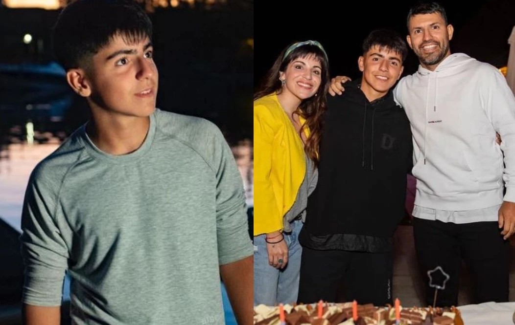 Benja Agüero presentó a su novia en su cumpleaños de 14.