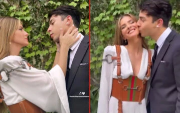 Las fotos del supuesto casamiento secreto de la China Suárez y Rusherking