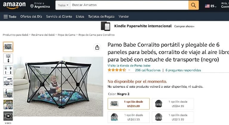 El corralito de Luca, hijo de Mica Viciconte