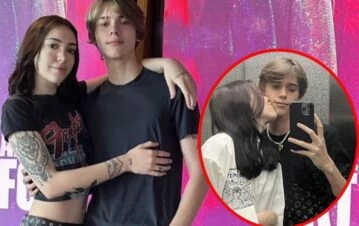 ¡Da miedo! El tremendo tatuaje que luce la novia de Felipe Fort en una de sus piernas