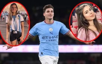 Quién es la profesora de inglés de Julián Alvarez que generó preguntas en su pareja