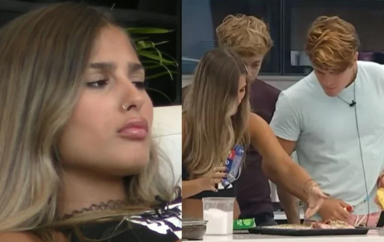 Julieta se animó a cocinar y extraña a Romina en la casa de Gran hermano.
