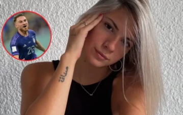 Cuál es el único y romántico posteo que Alexis Mac Allister tiene en sus redes sociales sobre su nueva novia