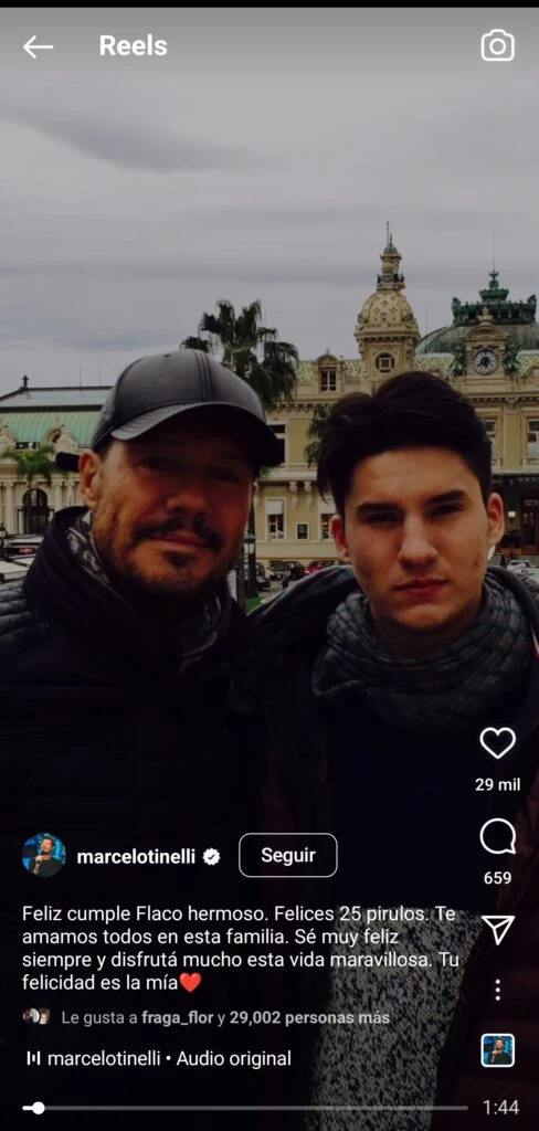 El cumpleaños del hijo de Marcelo Tinelli