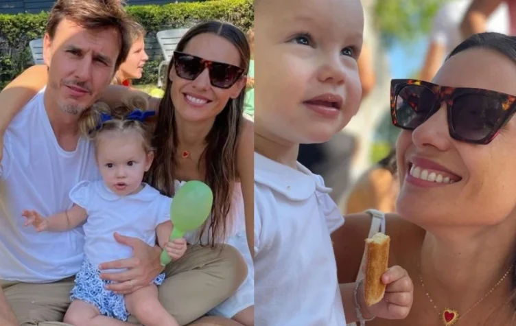 El primer día de jardín de Ana, la hija de Pampita.