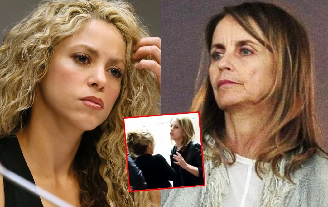 La pelea a las piñas entre Shakira y la madre de Piqué.