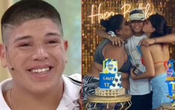 La increíble torta de sándwiches de miga que Thiago le hizo a su hermano para su cumpleaños