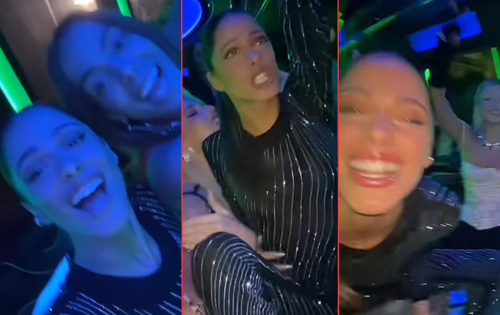 Tini Stoessel en la despedida de Lele Pons