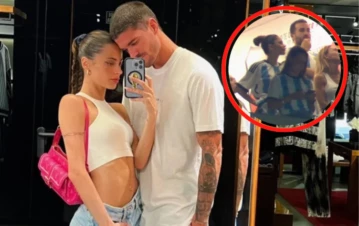 Tini Stoessel estuvo presente en el partido de la Selección Argentina y alentó a Rodrigo de Paul