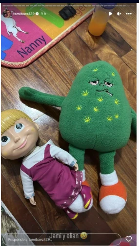 El muñeco polémico de Tamara Báez y L-Gante para su hija