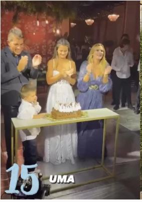 El cumple de 15 de la hija de Amalia Granata