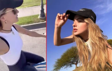 El paseo en soledad de la China Suárez tras la separación de Rusherking