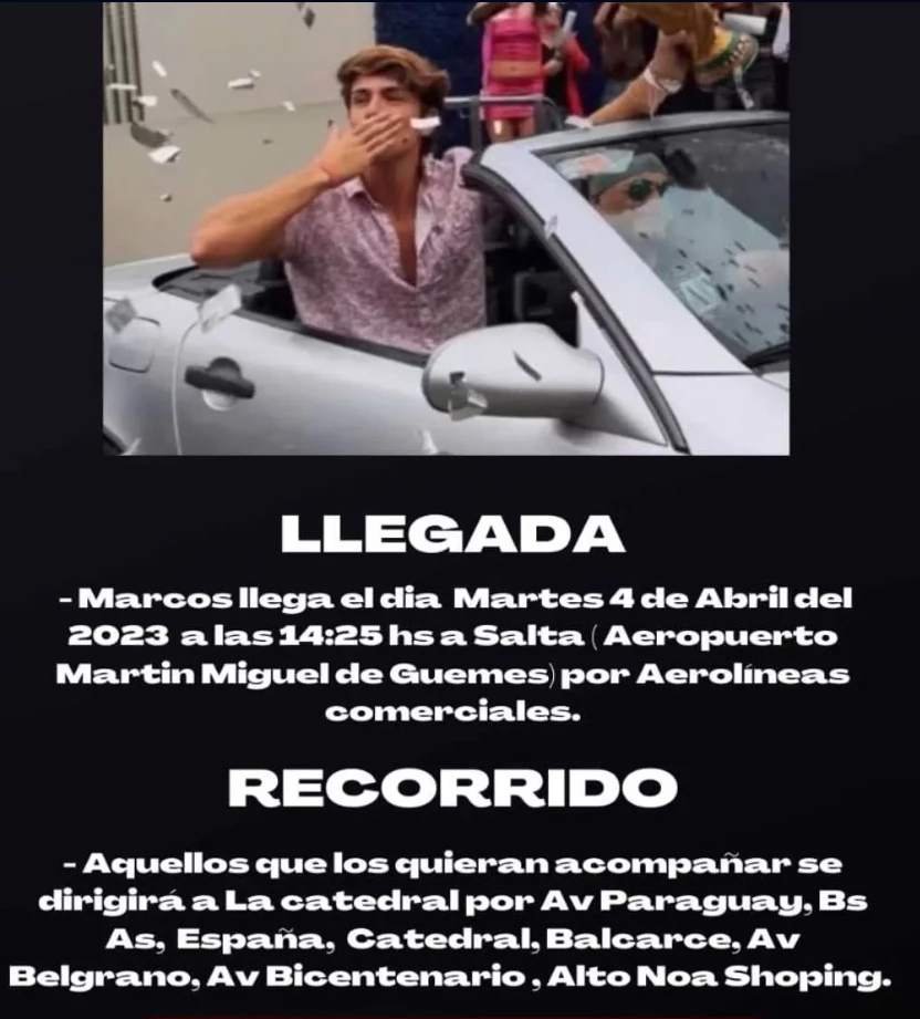 Marcos vuelve a Salta como campeón de Gran Hermano