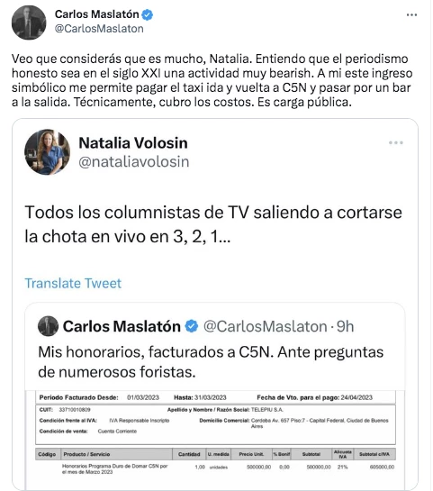 LA RESPUESTA DE MASLATON QUE FUE TOMADA COMO UNA CANCHEREADA