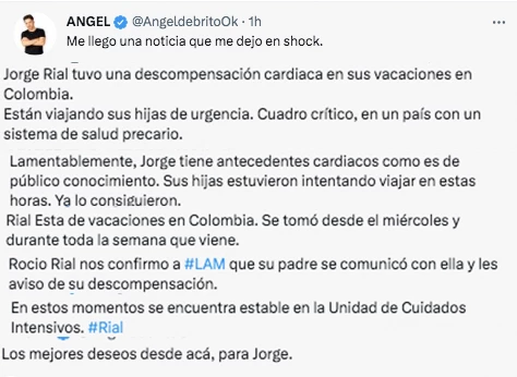 ASI INFORMO ANGEL DE BRITO LA INTERNACION DE RIAL