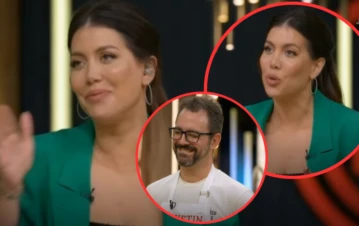 La indirecta súper picante de Wanda Nara a Agustín en MasterChef que lo hizo sonrojar: "Quiero tu.."