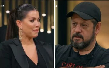 Wanda Nara se quebró y lloró al despedir a Carlos de Masterchef