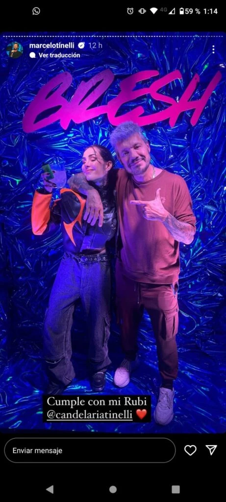 La fiesta Bresh de Marcelo Tinelli en su casa