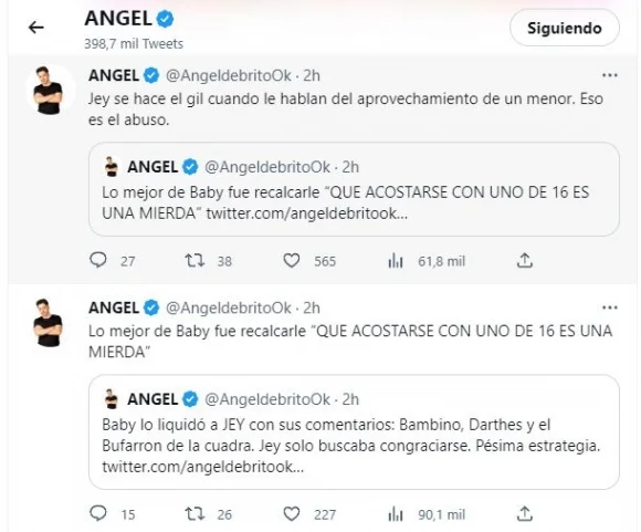 Ángel de Brito cuestionó a Jey Mammón