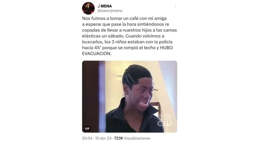 El susto que se llevó Jimena Barón