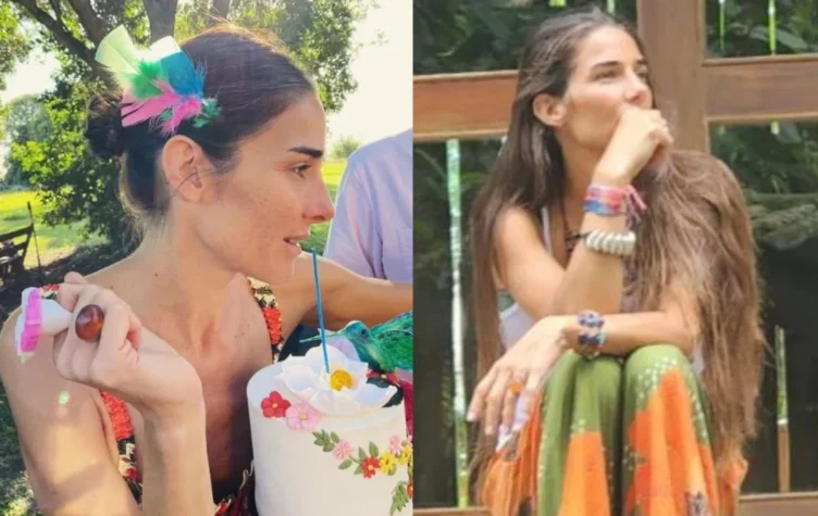 Juana Viale cumplió 41 y su nuevo novio faltó al festejo.