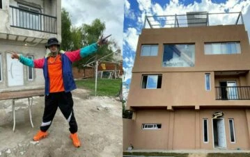 L-Gante mostró cómo quedó la casa que se construyó en General Rodríguez: “Mi palacio”