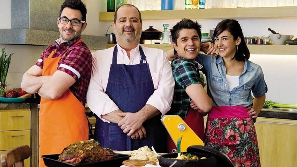 CALA JUNTO A JUAN BRACELI, JUANITO FERRARA Y XIMENA EN EL HISTORICO COCINEROS ARGENTINOS.