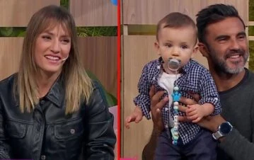Por qué Mica Viciconte le pone un collar de ámbar a Luca Cubero, su hijo