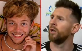 Nacho de Gran Hermano vio el "¿Qué mirás bobo?" de Lionel Messi y su reacción se volvió viral