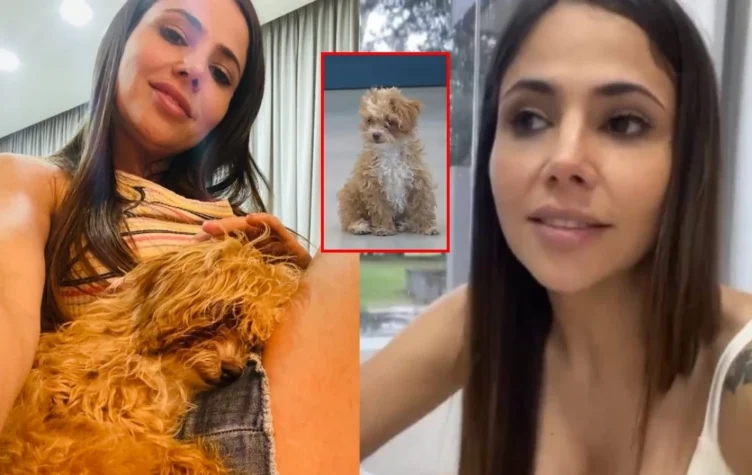 Romina de Gran hermano mostró la camita de lujo de Caramelo.