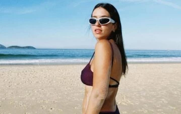 Leticia Siciliani se fue de vacaciones a Río de Janeiro y se tatuó toda: mirá las fotos