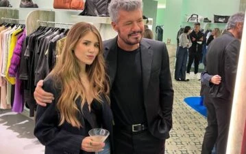 Mica Tinelli presentó la nueva colección de su ropa y Zaira Nara impuso el color del momento: "¿Es violeta o...?"