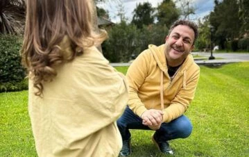 Diego Topa reveló la última foto de su hija Mitai en su viaje a Italia