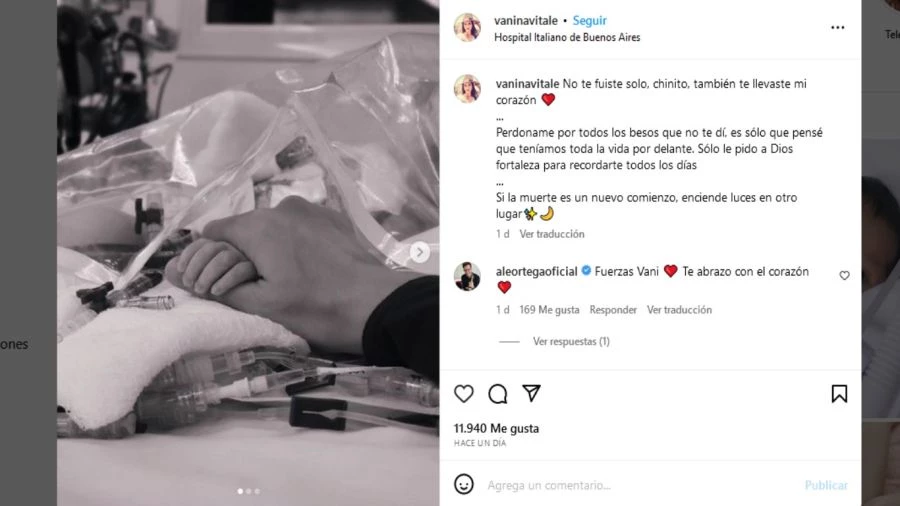 La dedicatoria de Vanina Vitale para su hijo