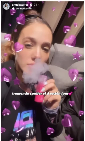 Ángela Torres le respondió a Rusherking