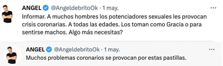 ANGEL DE BRITO VINCULO EL INFARTO DE JORGE RIAL AL CONSUMO DE PASTILLAS SEXUALES