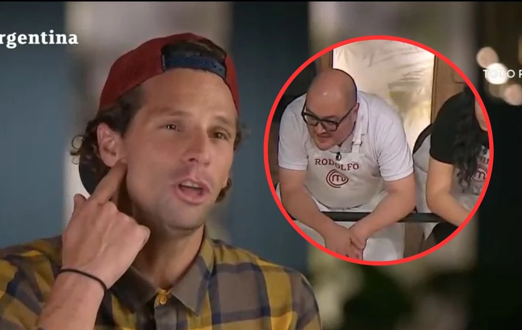 El ataque de furia de Juan Francisco de MasterChef por los gritos de Rodolfo