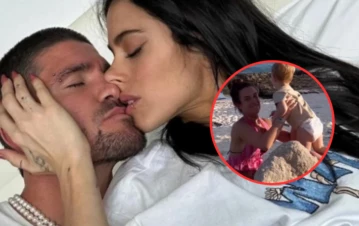 El llamativo posteo de Rodrigo de Paul con Tini Stoessel en medio de las vacaciones de Camila Homs