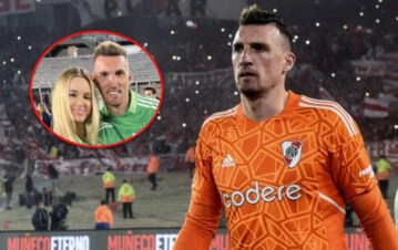 La furia de la esposa de Franco Armani: agravió a todos y dejó un futuro incierto en River