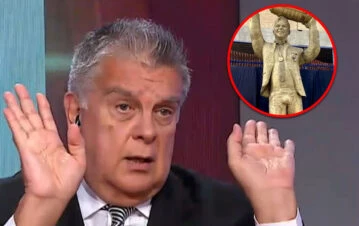 Luis Ventura se burló de la estatua de Marcelo Gallardo y mostró su secreto mejor guardado
