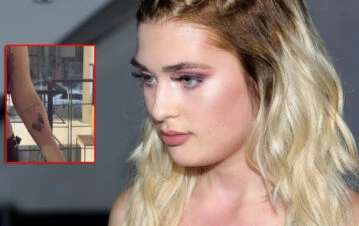 Martita Fort mostró el tatuaje que se hizo para homenajear a dos seres amados