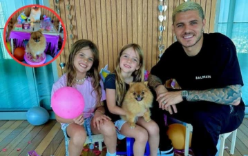 Las fotos del festejo que le hizo Mauro Icardi a su perrita por su cumpleaños