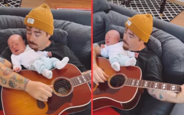 El hermoso video con el que Migue Granados presentó a Benito, su segundo hijo