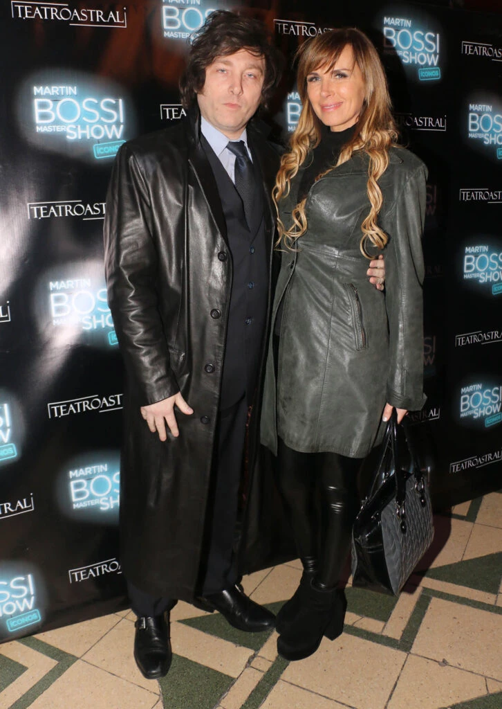 JAVIER MILEI Y DANIELA FUERON NOVIOS OFICIALES. BLANQUEARON EN UN SHOW DE MARTIN BOSSI.