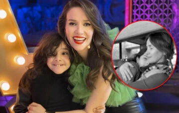 El video de Natalia Oreiro en un momento de ternura con su hijo Atahualpa