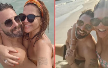 Las fotos de las soñadas vacaciones de Nazarena Vélez y su novio en Brasil