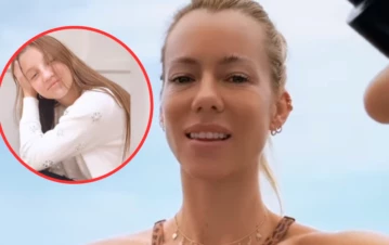 Nicole Neumann mostró qué tenía la ensalada que preparó Allegra para sus amigas