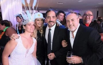 El empresario Polaco Moreno se casó rodeado de famosos: Matías Morla fue su padrino y cantó Germán Tripel