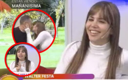 Romina y Walter Festa se besaron en vivo y él le propuso casamiento